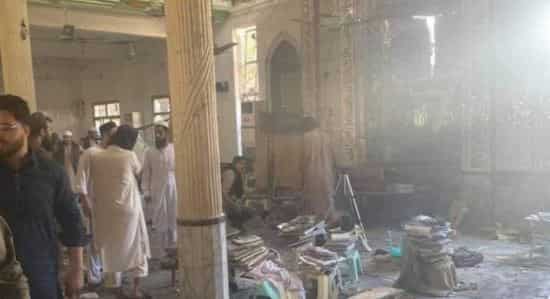 Eight killed, 70 kids injured in a blast in seminary in Pakistan's Peshawar