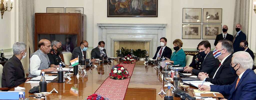 2+2 dialogue: In a major boost to bilateral ties, India-US ink strategic defence pact BECA