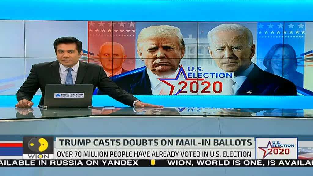 Trump questions counting late ballots as Biden preaches unity in Georgia