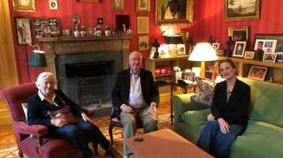 Belgium's former king meets estranged daughter for the first time