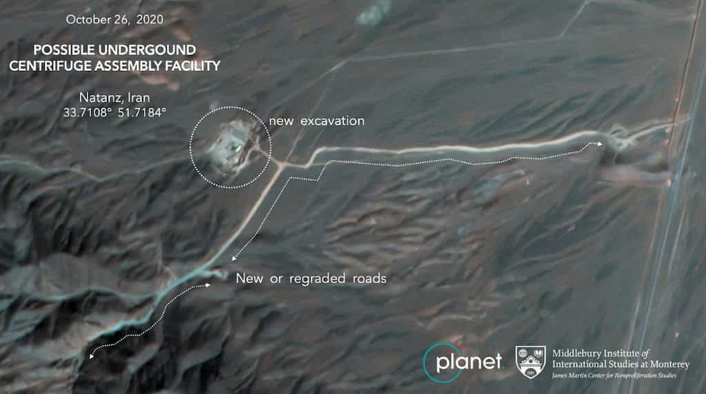 Satellite photos show activity at Iran's Natanz nuclear facility