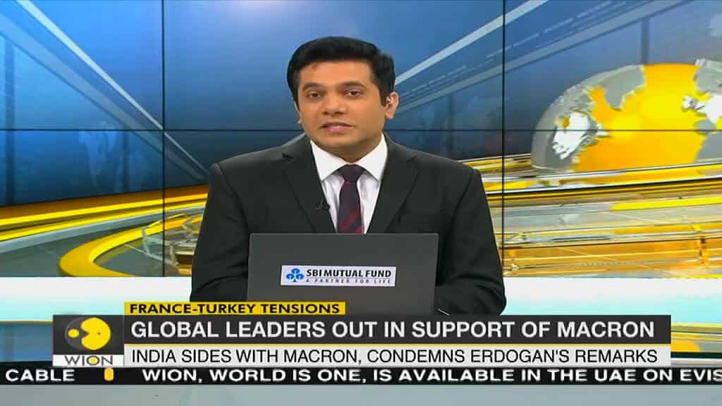 India comes in full support for French President Macron
