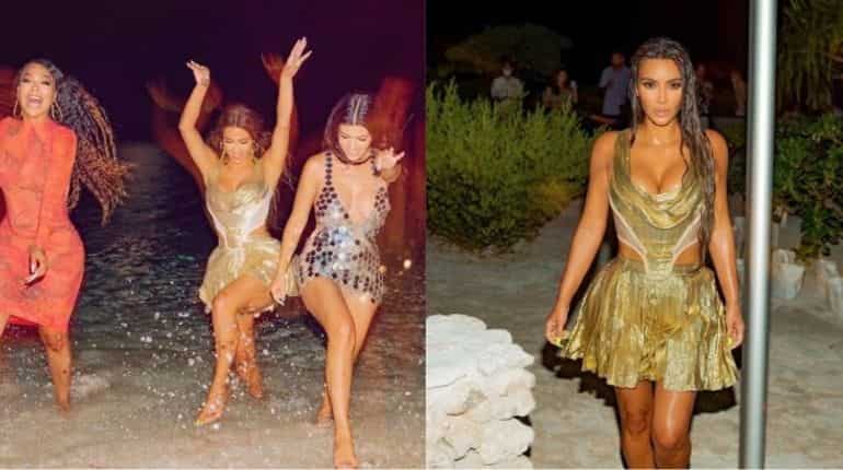 Kim Kardashian posts more photos of her birthday celebrations amid controversy