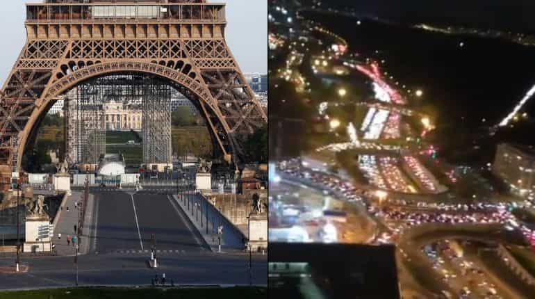COVID-19 lockdown in France causes massive traffic jams COVID-19 lockdown in France causes massive traffic jams