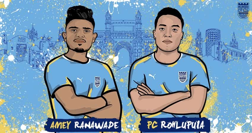 ISL 2020-21: Mumbai City FC sign young duo of Amey Ranawade and PC Rohlupuia