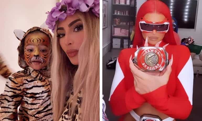 Kylie Jenner turns Power Ranger, Kim Kardashian picks Carole Baskin for Halloween Kylie Jenner turns Power Ranger, Kim Kardashian picks Carole Baskin for Halloween