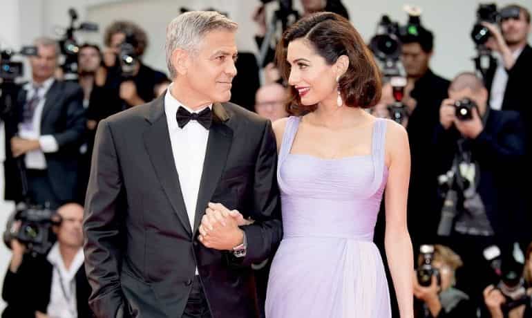 Amal Clooney gushes over husband George Clooney during book launch event