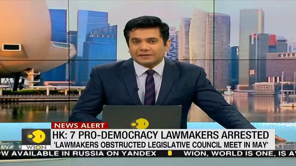 News Alert: HK: 7 pro-democracy lawmakers arrested over obstruction of council meet