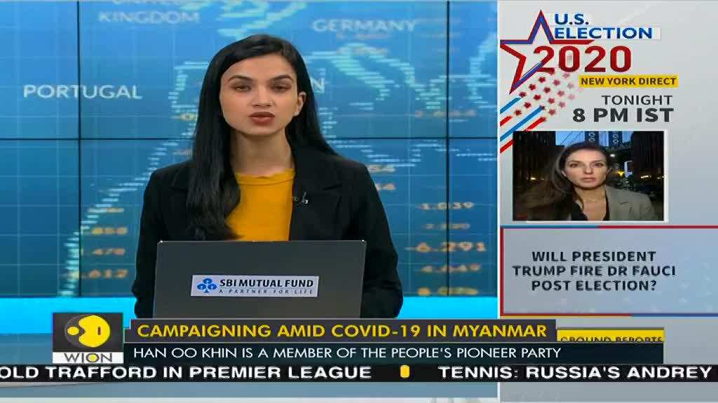 Myanmar political candidate campaigns in grocery truck amid lockdown restrictions