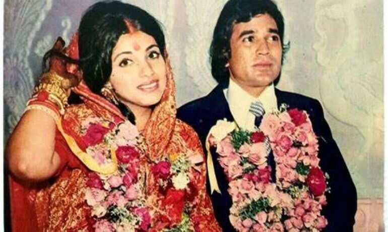 Rajesh Khanna and Dimple Kapadia