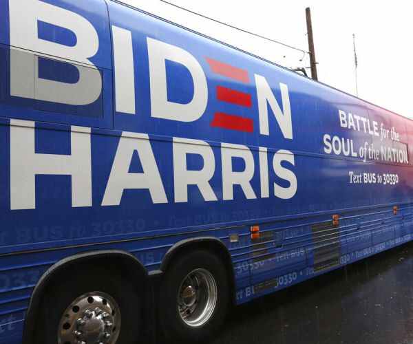 FBI investigating after Trump supporters surround Biden campaign bus in Texas