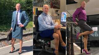 'Clothes have no gender': Dad of 3 wears heels and skirts everyday