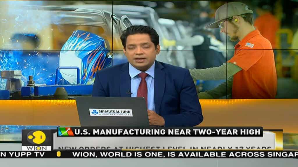U.S. manufacturing near two-year high in October