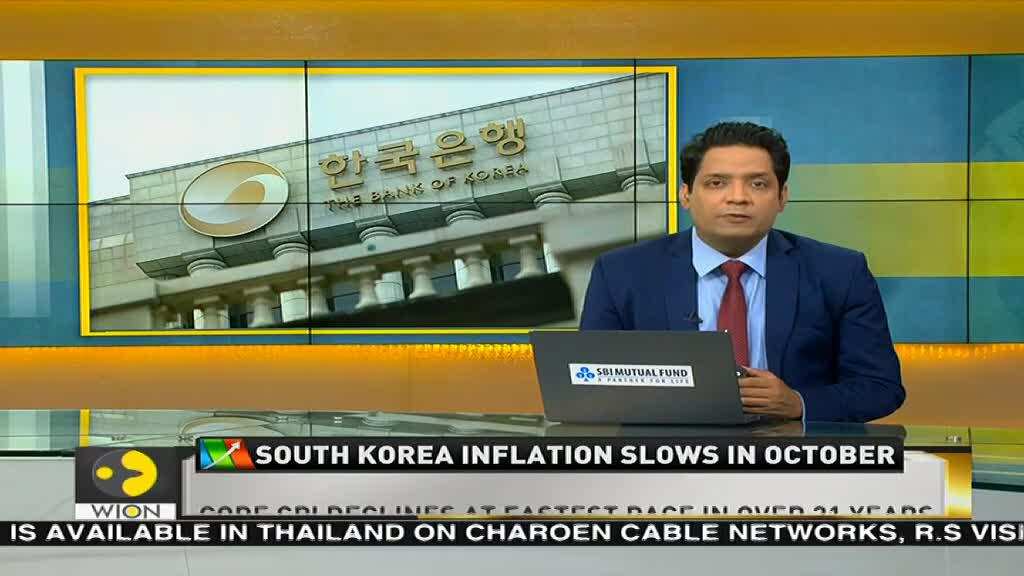 South Korea's inflation slows sharply in October