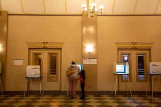 Exit polls showed the vote came down to the pandemic versus the economy