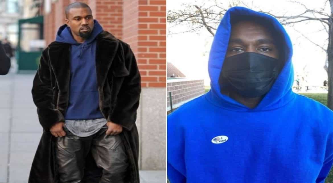 Kanye West votes for himself, as he casts his first-ever Presidential vote