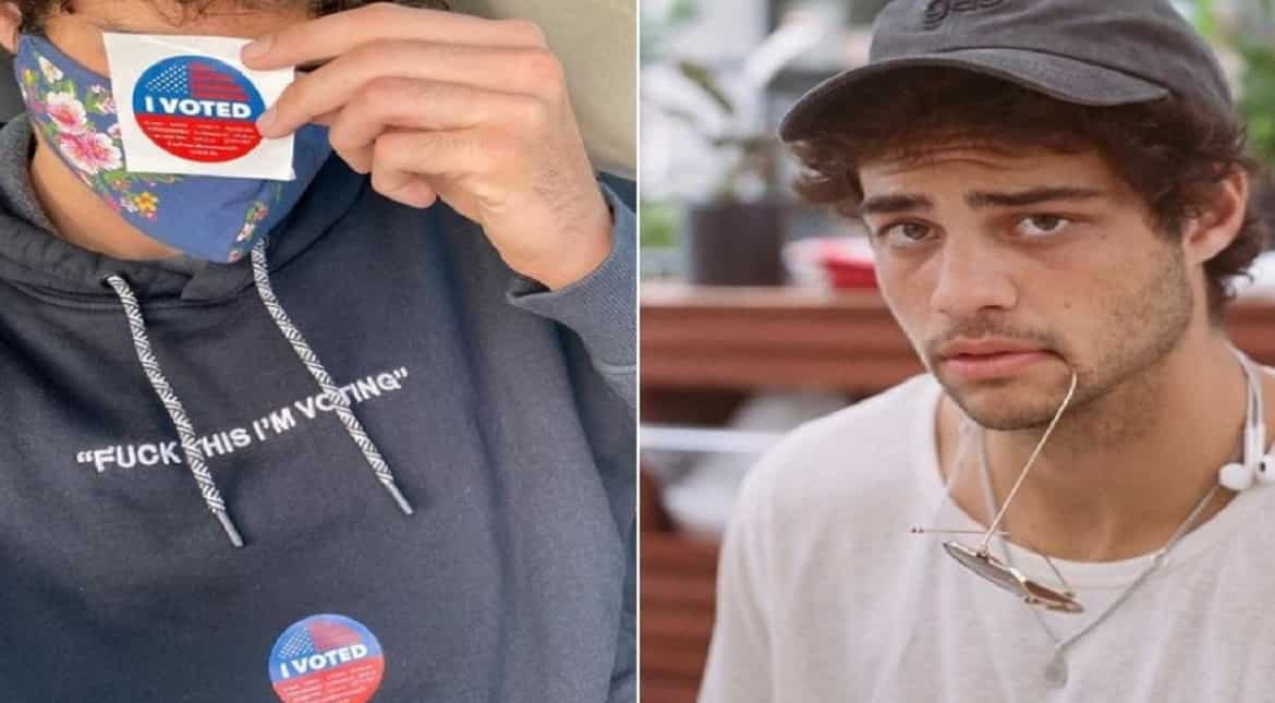 Noah Centineo shares his 'I voted' selfie
