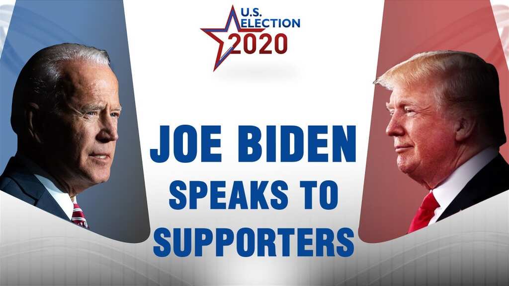 Joe Biden speaks to supporters in Philadelphia | US Presidential Election 2020