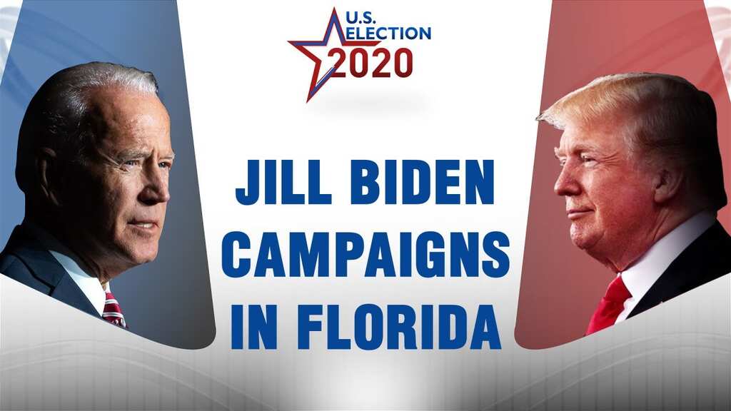 Jill Biden campaigns for her husband in critical swing state of Florida