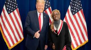 Rapper Lil Wayne thanks Donald Trump for the pardon before leaving office