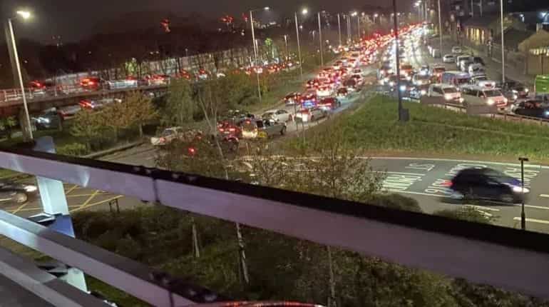 Traffic jams as long as 1200 miles seen in London before coronavirus lockdown