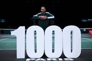 Rafael Nadal joins elite list after completing 1000 career wins