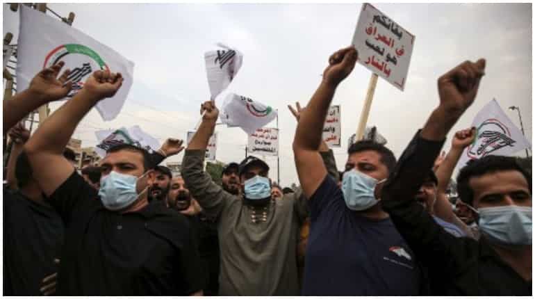 Hundreds demand US ouster from Iraq in Baghdad