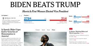 How media houses around the world are reacting to Biden win