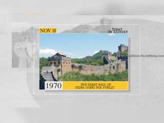 November 10 in history: World’s first biker, opening of the Great Wall of China and more