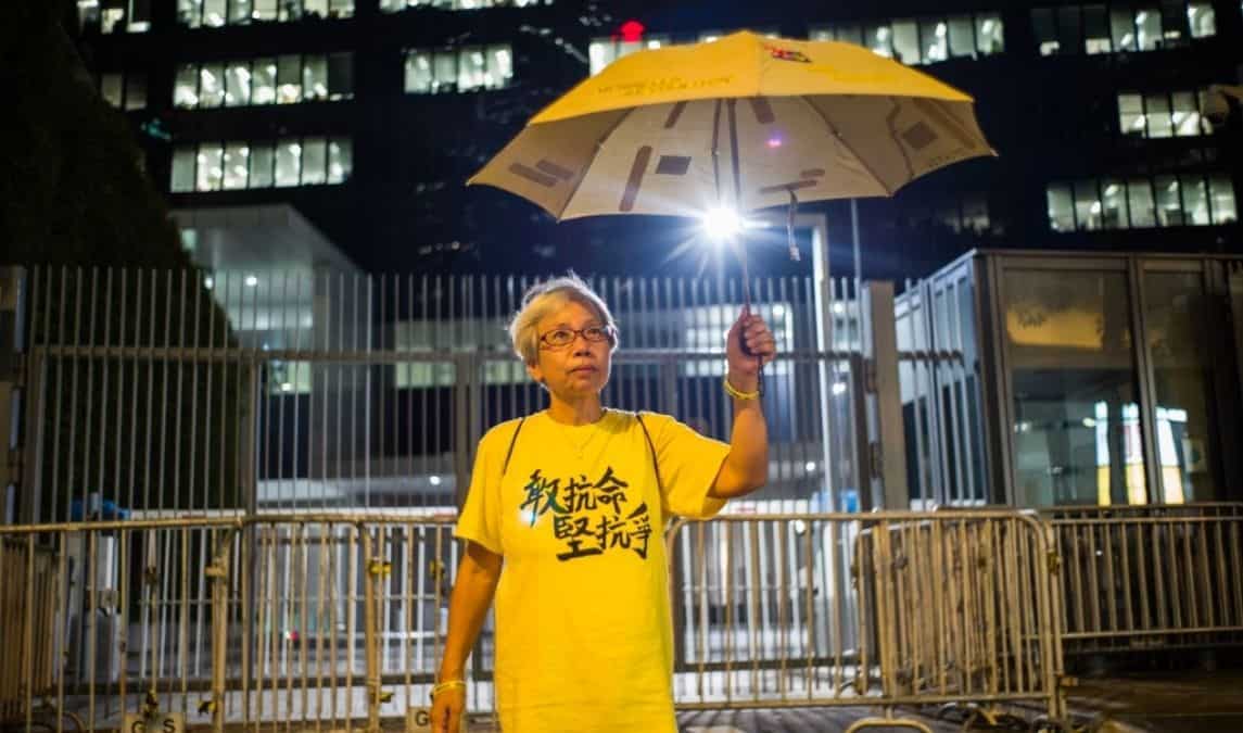 Hong Kong protest icon mysteriously vanished. Then she returned unbowed