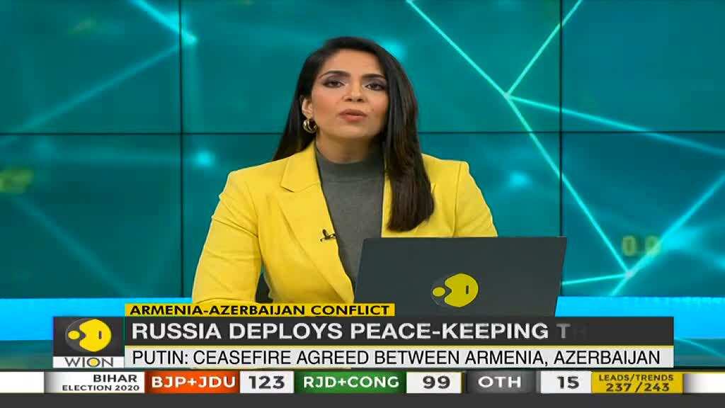 Azeris celebrate after Nagorno-Karabakh conflict deal signed