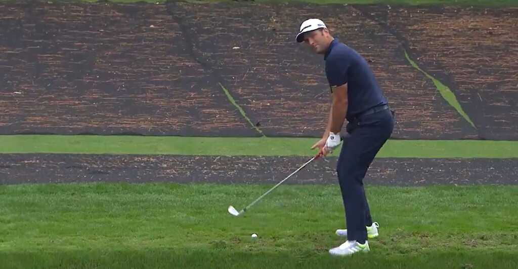 Watch: 'Greatest golf shot of all-time' - Jon Rahm skips to a hole-in-one at Masters
