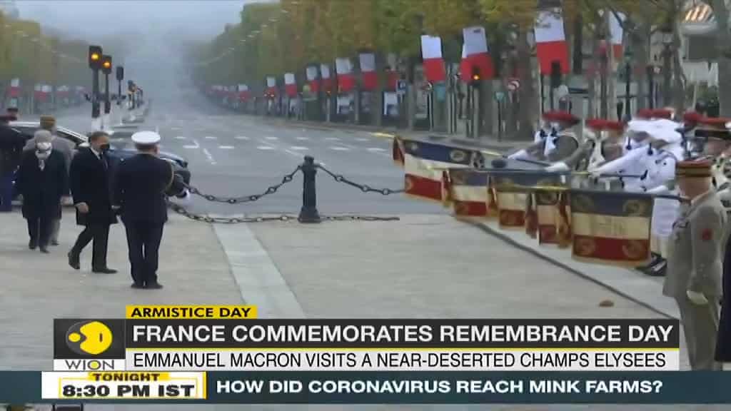 Macron leads Armistice Day commemorations in France