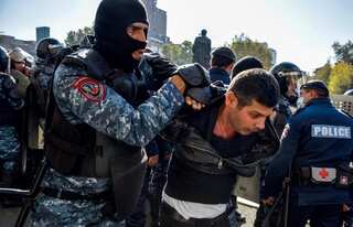 Armenia arrests opposition leaders as protests erupt over Nagorno-Karabakh deal with Azerbaijan