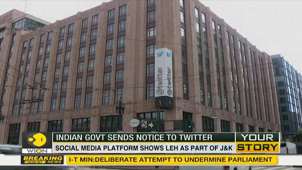 Social media platform Twitter shows incorrect map of Leh; Govt sends notice