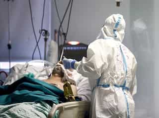 NHS waiting list in England hits record 5.45 million