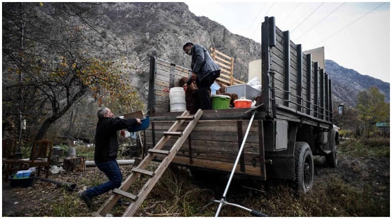 Armenians flee homes as takeover by Azerbaijan looms