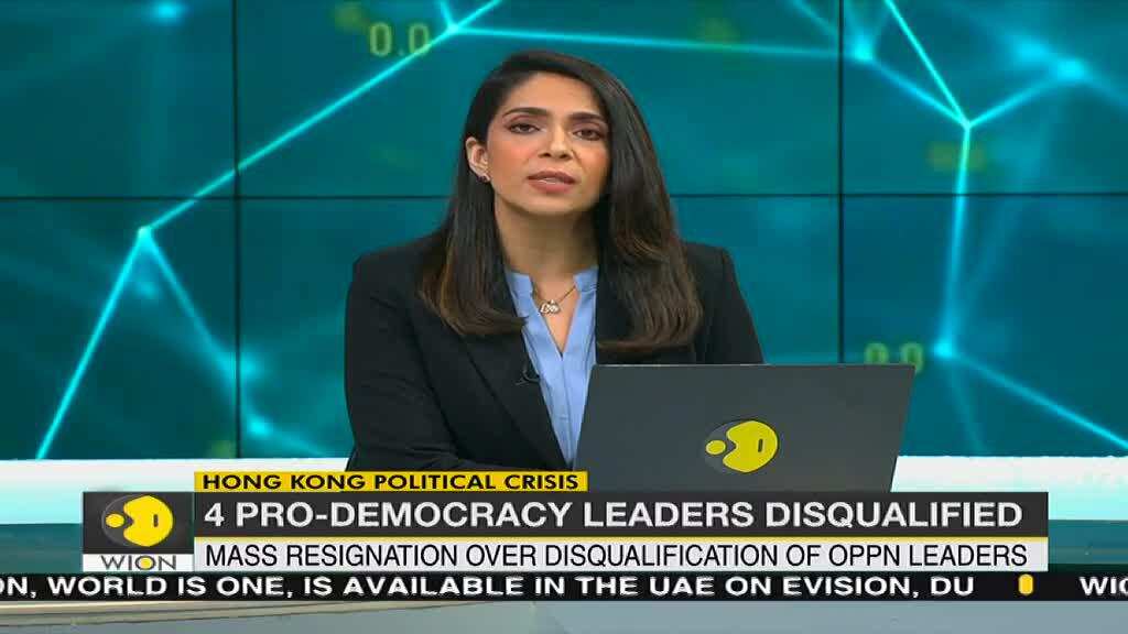 All pro-democracy leaders resign from Hong Kong's legislature