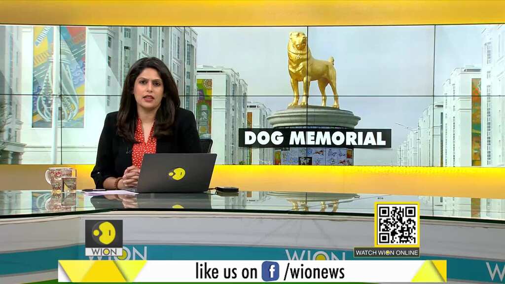 Gravitas: Turkmenistan unveils gilded dog statue