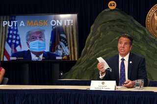 In April, vaccine will be available to entire population except New York, says Trump while hitting out at Governor Cuomo