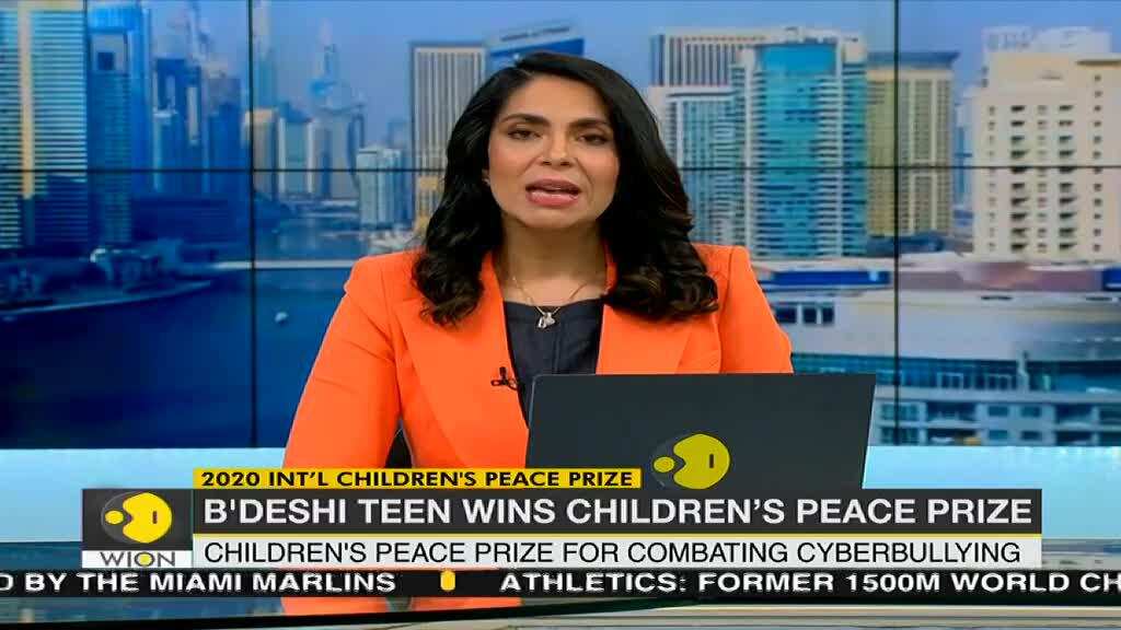 Bangladeshi teen wins International Children’s Peace Prize for combating cyberbullying