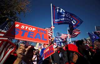 Trump supporters protest in Washington, echo his election fraud claims