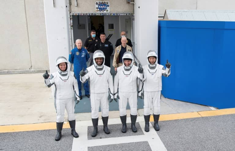 SpaceX to launch four astronauts to International Space Station SpaceX to launch four astronauts to International Space Station