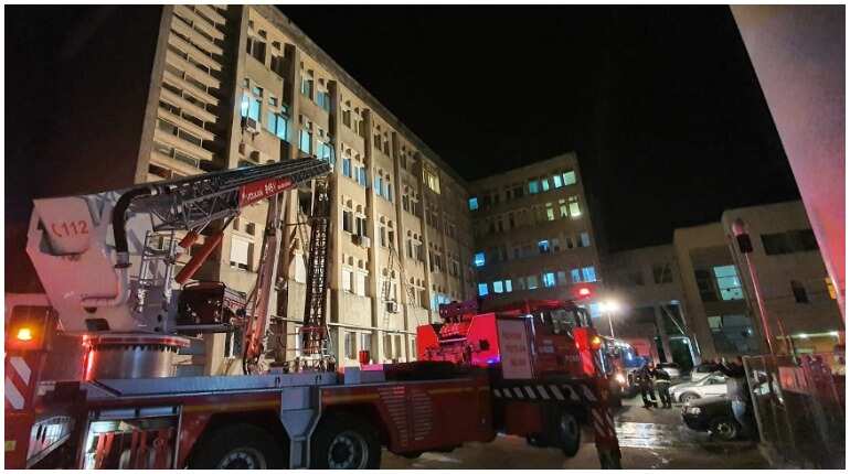 Romania hospital fire: Doctor hailed a hero as he helps save patients