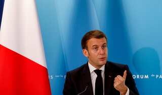 Turkey and Russia promoting anti-France sentiment, says Emmanuel Macron