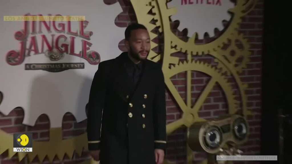 John Legend applauds representation at launch of his new holiday film