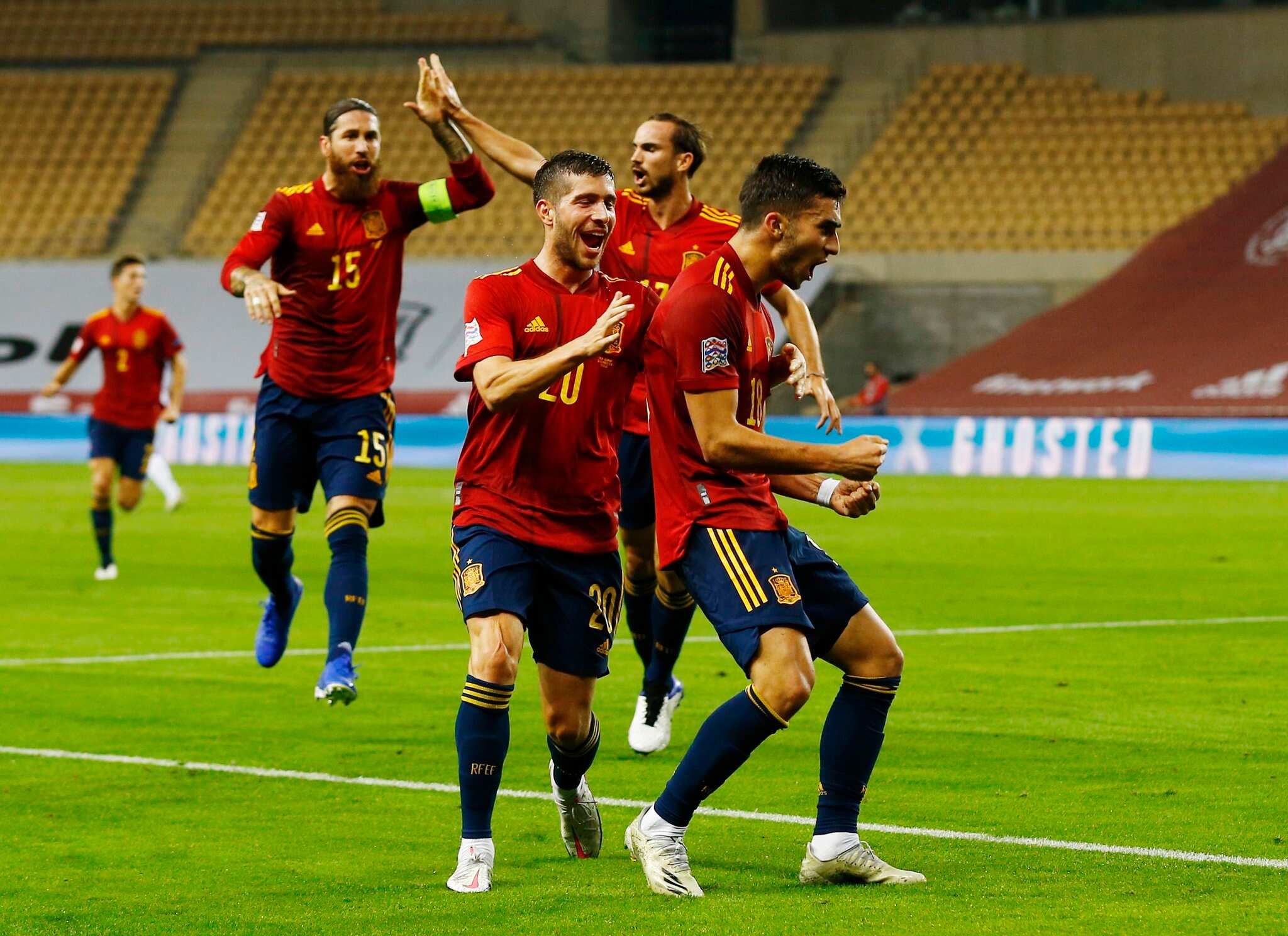 Spain inflict historic defeat on Germany to qualify for Nations League finals Spain inflict historic defeat on Germany to qualify for Nations League finals