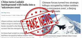 India-China standoff: Microwave oven weapon: Now, China peddles fake news on Indian troops in Ladakh