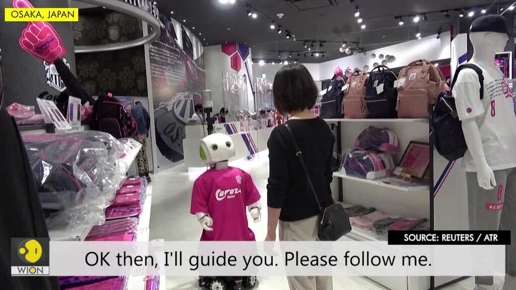 Japan’s institute develops robot asking people to follow social anti-COVID measures