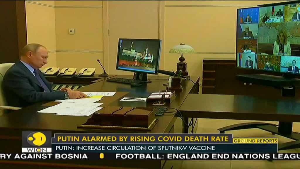 Putin alarmed by rising COVID-19 death rate in Russia